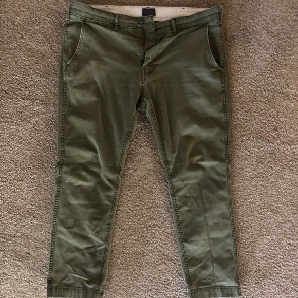 Green slim straight 33w30l Levi jeans - Picture 1 of 1